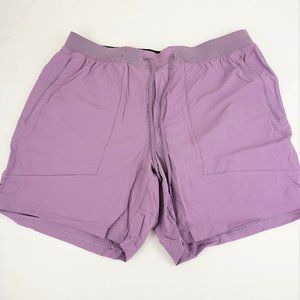 New with Tags Men's Lululemon License to Train Short 7" *Lined in Purple LM7B64S